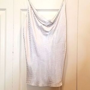 Stile Silky Bone Cowl Neck Cami Sz S NWT